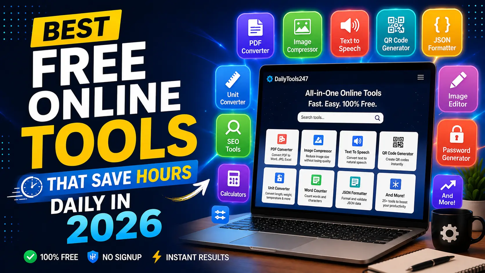Best Free Online Tools That Save Hours Daily in 2026